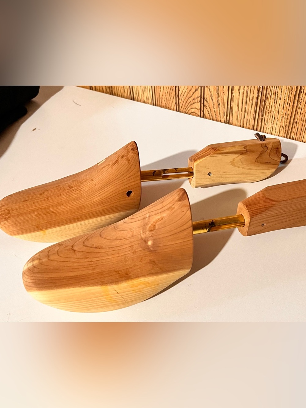 Wooden Cedar Shoe Trees - Natural Wood Color